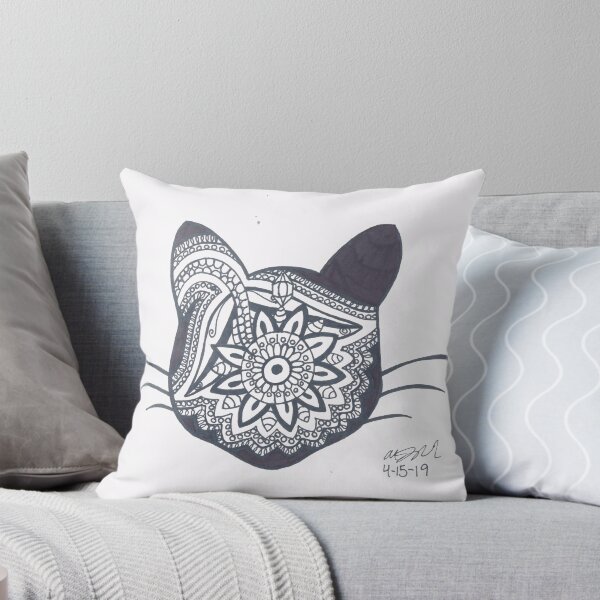Item preview, Cat Mandala designed and sold by ArtByAlisonLove.