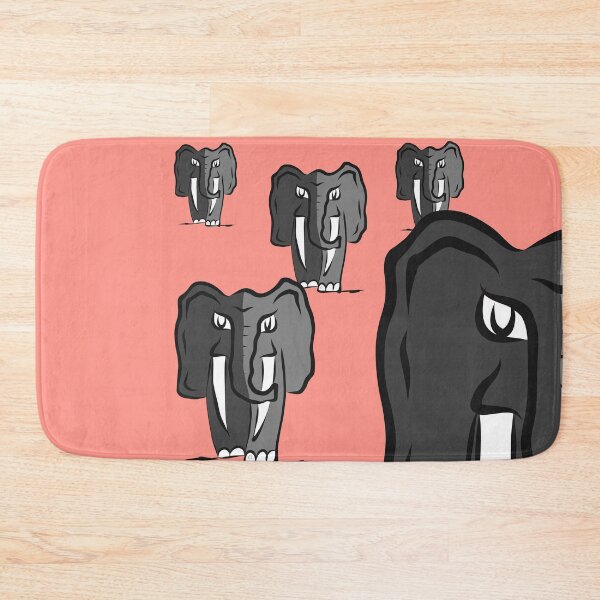 Item preview, Elephant Manada Coral designed and sold by ALEFANTICA.