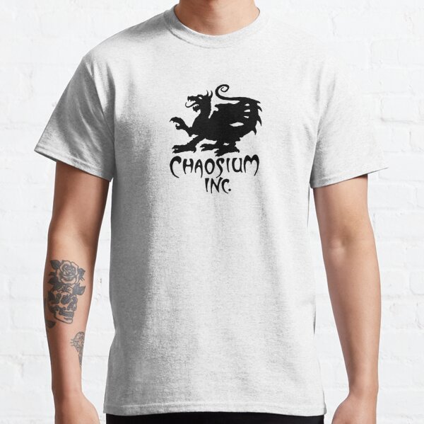 Logotipo oficial de Chaosium Inc. (negro) Camiseta clásica