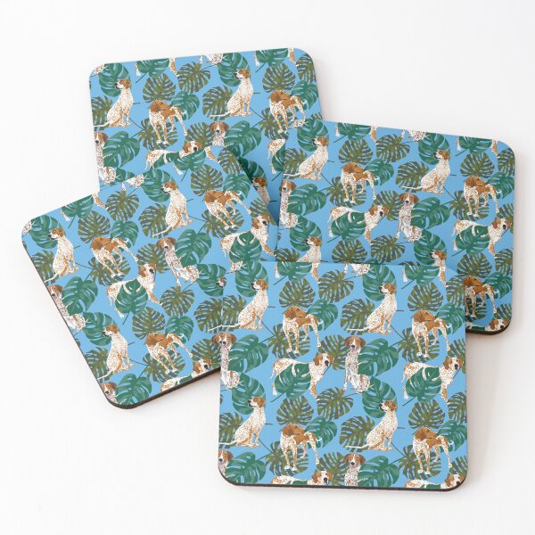 Item preview, Tropical Redtick Coonhound  designed and sold by ArtofACoonhound.