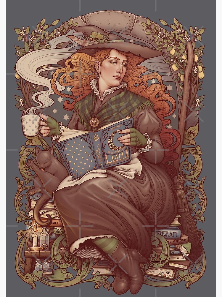 NOUVEAU FOLK WITCH by medusadollmaker