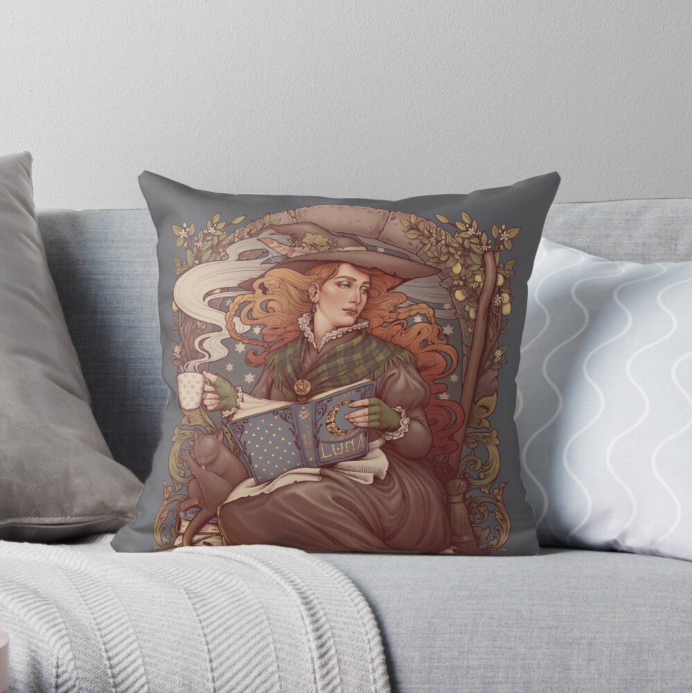 Item preview, Throw Pillow designed and sold by medusadollmaker.