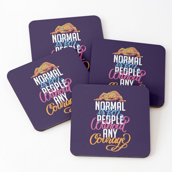 Item preview, Normal Is for People Without Courage designed and sold by polliadesign.