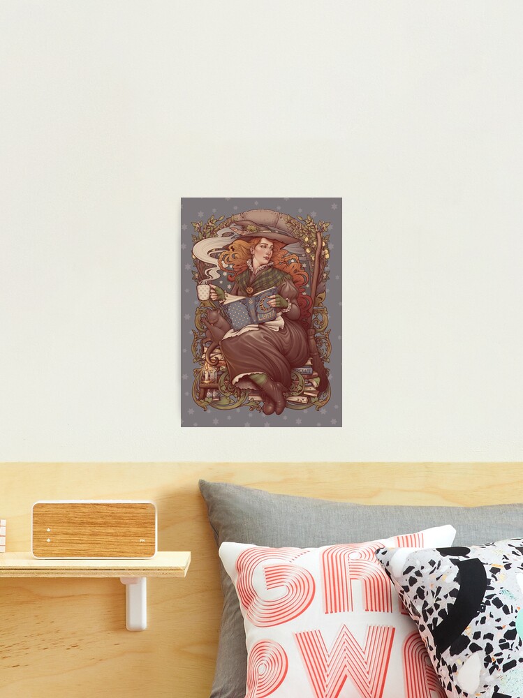 Thumbnail 1 of 3, Photographic Print, NOUVEAU FOLK WITCH designed and sold by Medusa Dollmaker.