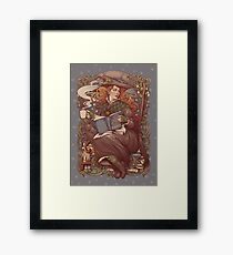 NOUVEAU FOLK WITCH Framed Print