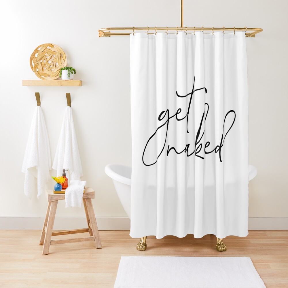 Get Naked Shower Curtain