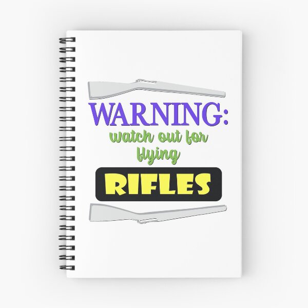 Item preview, Color Guard - Watch Out For Flying Rifles designed and sold by BandMomDesigns.