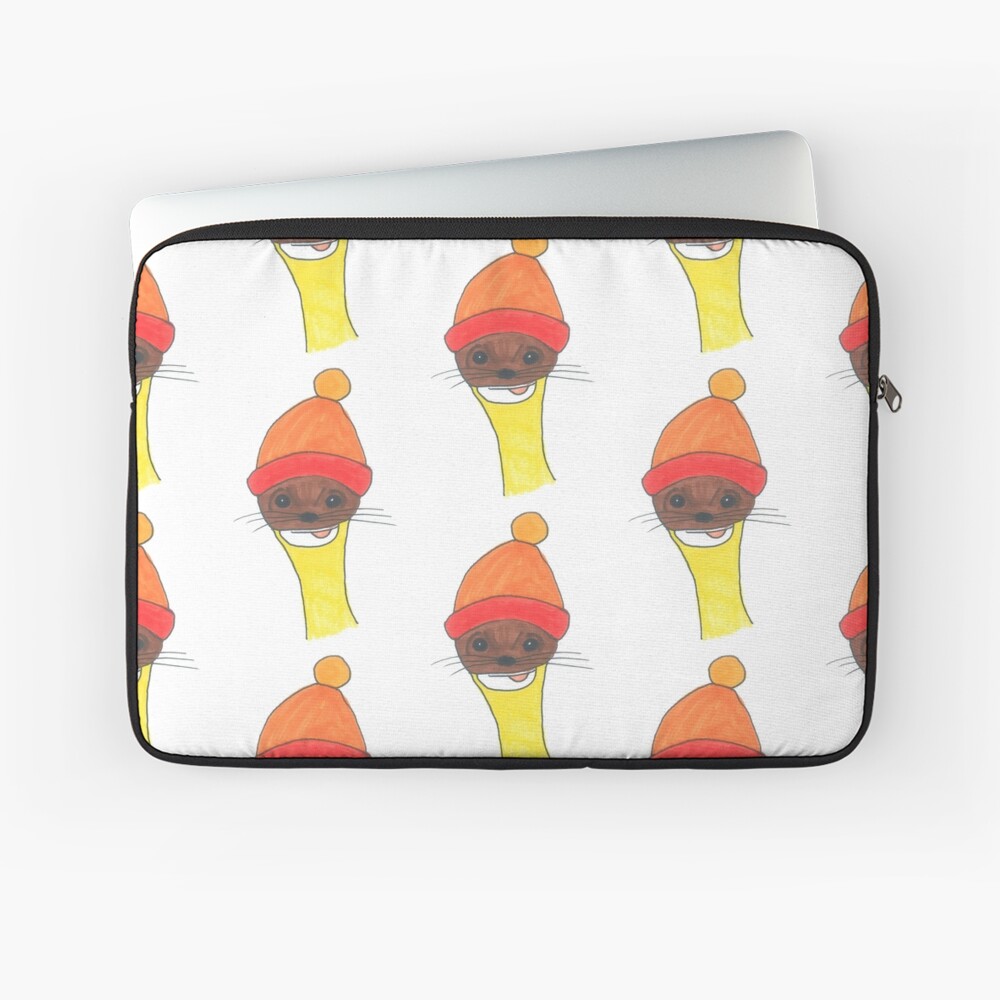 Weasel in a hat Laptop Sleeve