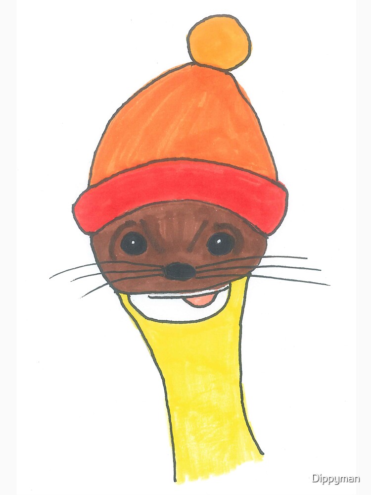 Weasel in a hat by Dippyman