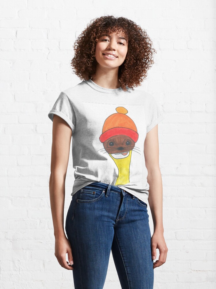 Alternate view of Weasel in a hat Classic T-Shirt