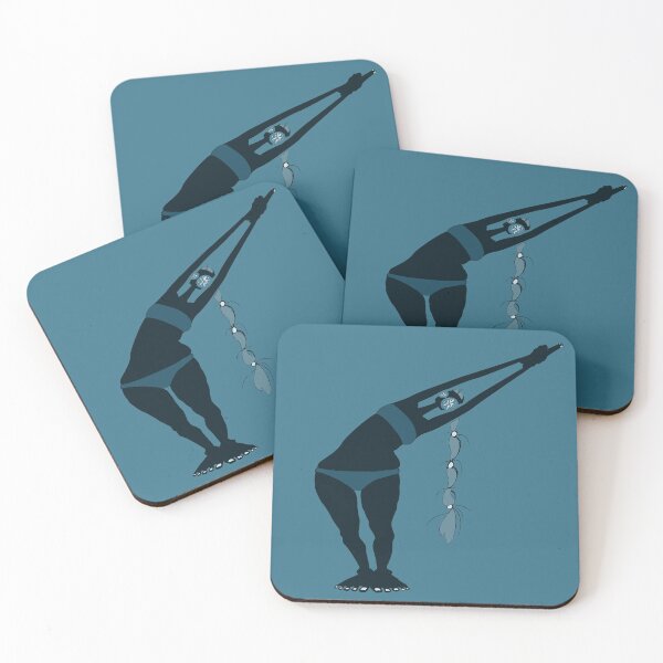 Item preview, Ardha Chandrasana Half-Moon Pose - Yoga Series designed and sold by Religatio.