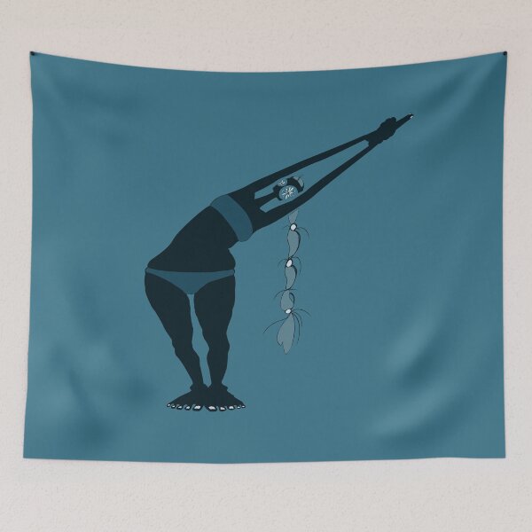 Item preview, Ardha Chandrasana Half-Moon Pose - Yoga Series designed and sold by Religatio.