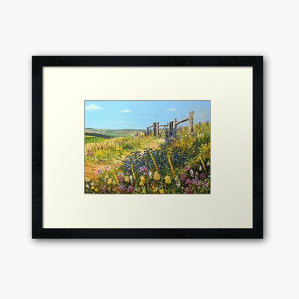 The Butterfly Path Framed Art Print