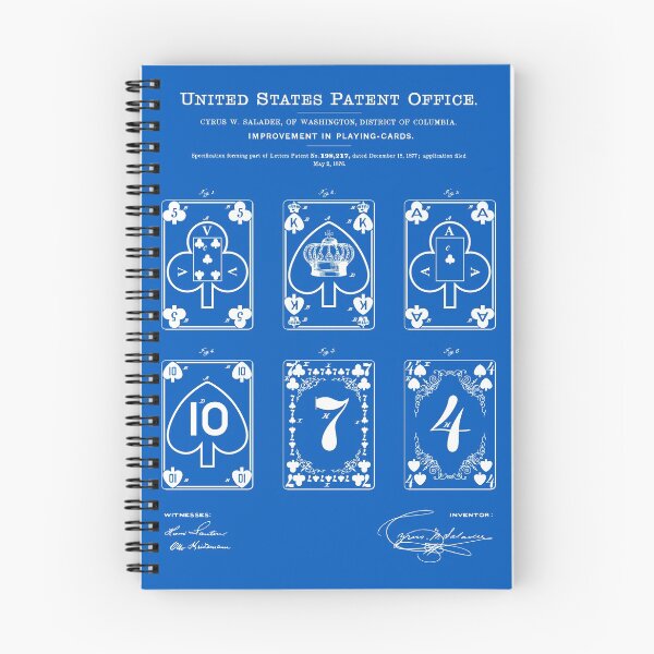 Item preview, Playing Cards Patent - Blueprint designed and sold by FinlayMcNevin.