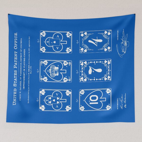 Artikelvorschau, Spielkarten Patent - Blueprint entworfen und verkauft von FinlayMcNevin.