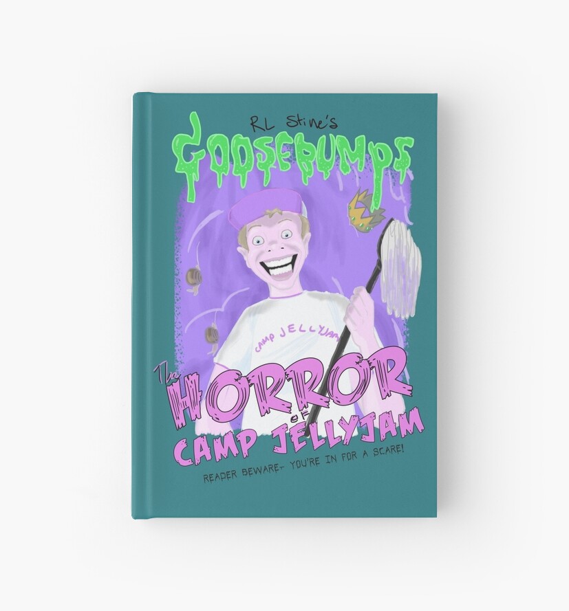 "Goosebumps The Horror of Camp Jellyjam" Hardcover Journals by Meg