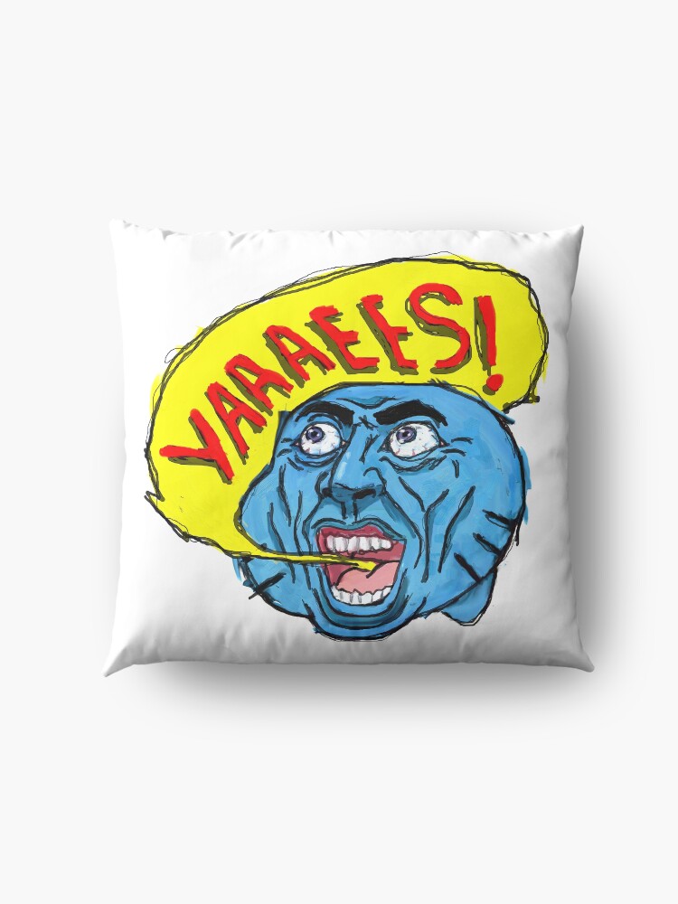 Alternate view of Gumball don't go crazy please! Floor Pillow
