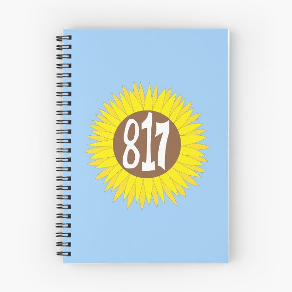 Item preview, Hand Drawn Texas Sunflower 817 Area Code designed and sold by itsrturn.