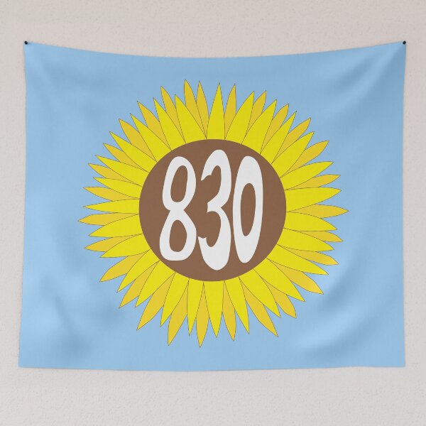 Item preview, Hand Drawn Texas Sunflower 830 Area Code designed and sold by itsrturn.