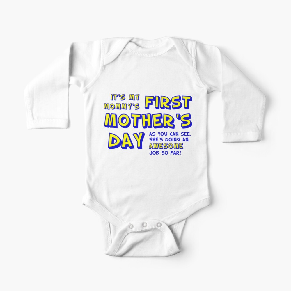 my mommy's first mother's day onesie