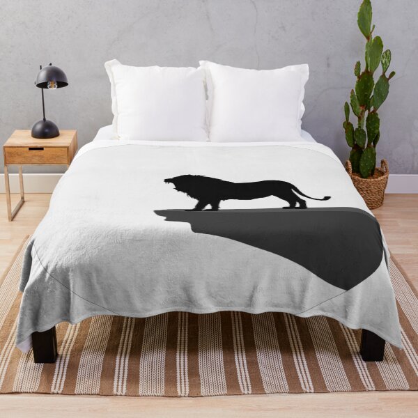 Item preview, Lion On Rock Silhouette designed and sold by ACoolDuck.