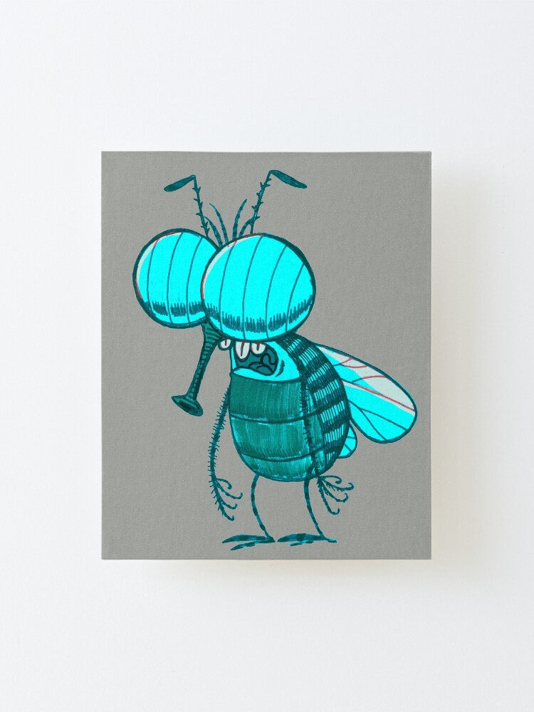 Alternate view of Morning Fly Mounted Print