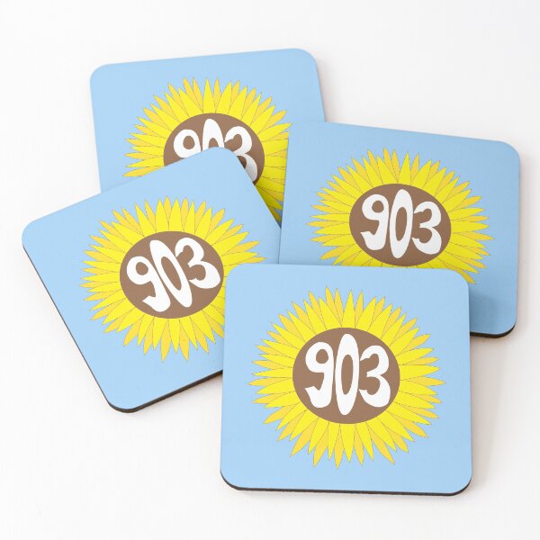Item preview, Hand Drawn Texas Sunflower 903 Area Code designed and sold by itsrturn.