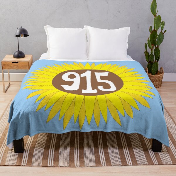 Item preview, Hand Drawn Texas Sunflower 915 Area Code designed and sold by itsrturn.