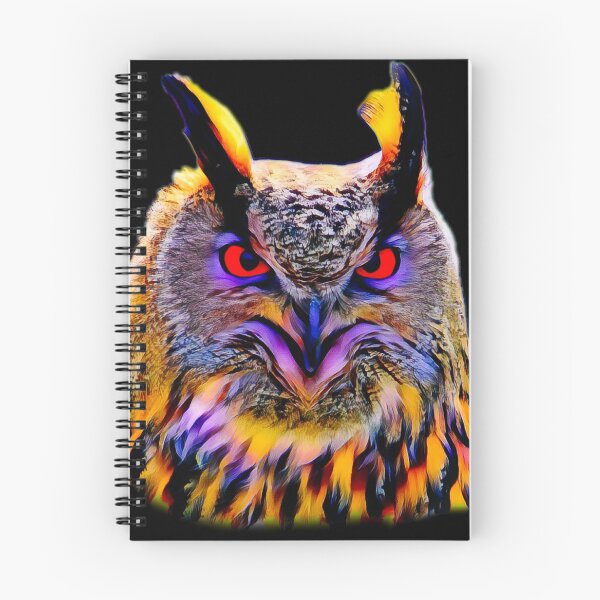 Item preview, Eagle owl pop art designed and sold by Christopher Taylor.