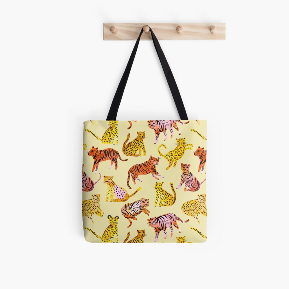 Tigers and Leopards Africa Savannah Tote Bag