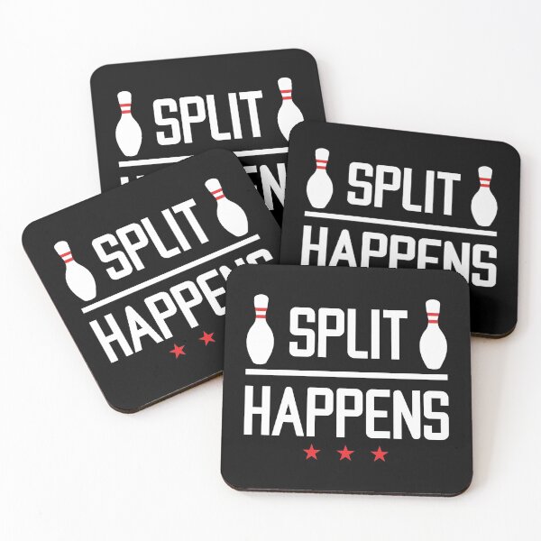 Item preview, Split Happens! Funny Bowling Parody designed and sold by ThatMerchStore.
