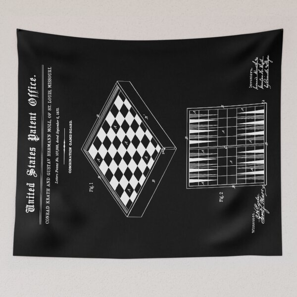 Item preview, Game Board Patent - Black designed and sold by FinlayMcNevin.