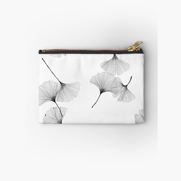 Item preview, Ginkgo leaf b+w urban pattern  designed and sold by Daisyannart.