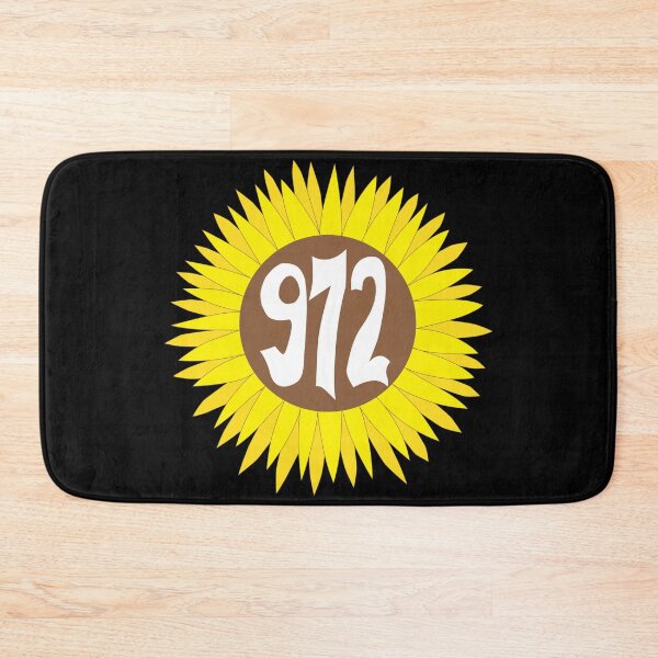 Item preview, Hand Drawn Texas Sunflower 972 Area Code designed and sold by itsrturn.