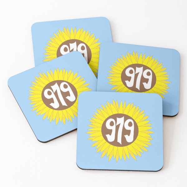 Item preview, Hand Drawn Texas Sunflower 979 Area Code designed and sold by itsrturn.