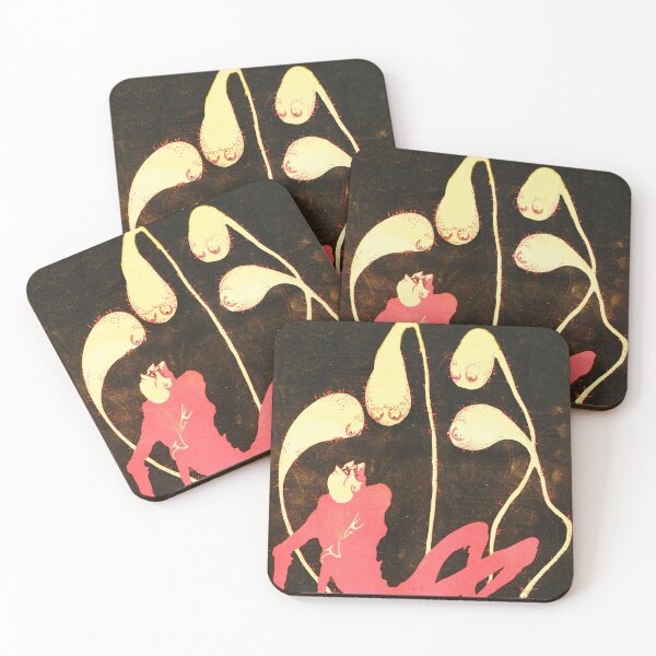 Item preview, Weird alien  Monsters Vintage illustration designed and sold by Vintage Designs +.
