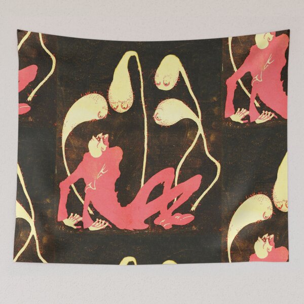 Item preview, Weird alien  Monsters Vintage illustration designed and sold by Vintage Designs +.