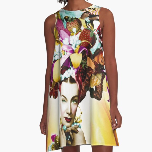 Item preview, Carmen Miranda Portrait Collage designed and sold by STYLE + EXPRESSION.