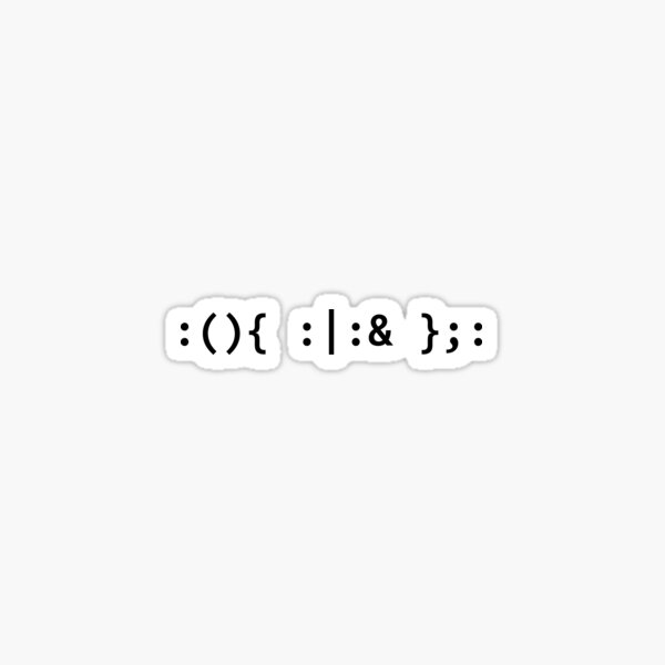 Item preview, Bash Fork Bomb - Text for Unix/Linux Hackers designed and sold by Evelyusstuff.