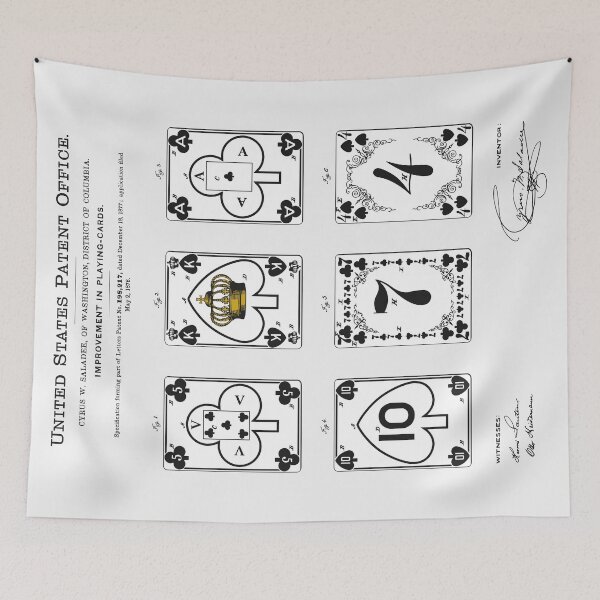 Item preview, Playing Cards Patent designed and sold by FinlayMcNevin.