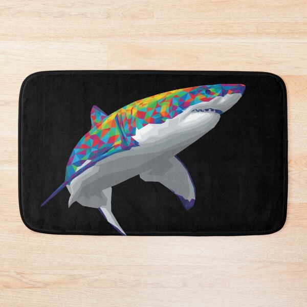 Item preview, Rainbow Geometric Shark designed and sold by polliadesign.