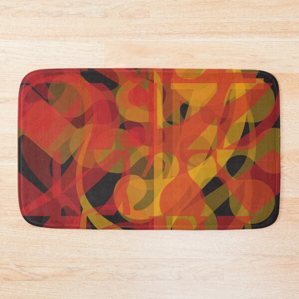 Item preview, Red Yellow Black Simphony II – Collage with notes and musical elements designed and sold by STYLE + EXPRESSION.