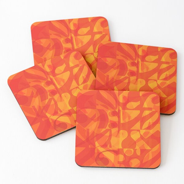 Item preview, Red Yellow Simphony III – Collage with notes and musical elements designed and sold by STYLE + EXPRESSION.