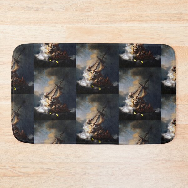 Item preview, Subtly Ruined Christ in the Storm on the Lake of Galilee- Rubber Ducks designed and sold by weavernap.