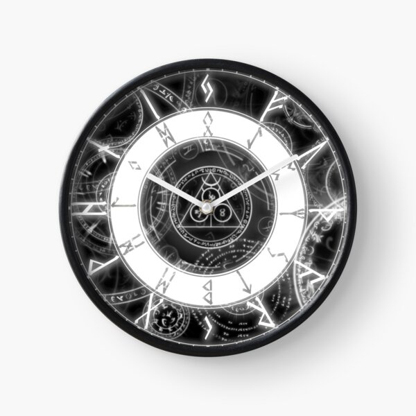 Viking Runes Clock