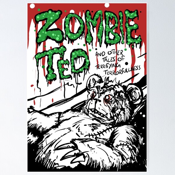 Item preview, Zombie Ted (Red) designed and sold by TimJenkinsArt.