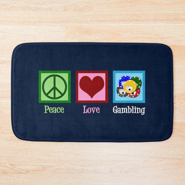 Item preview, Peace Love Gambling designed and sold by Epic Love Designs.