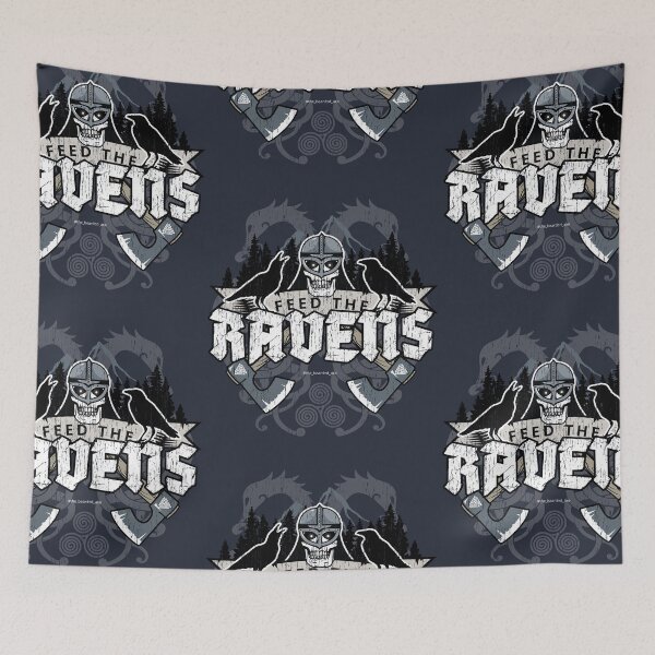 Item preview, Feed the Ravens designed and sold by thebeardedaxe.