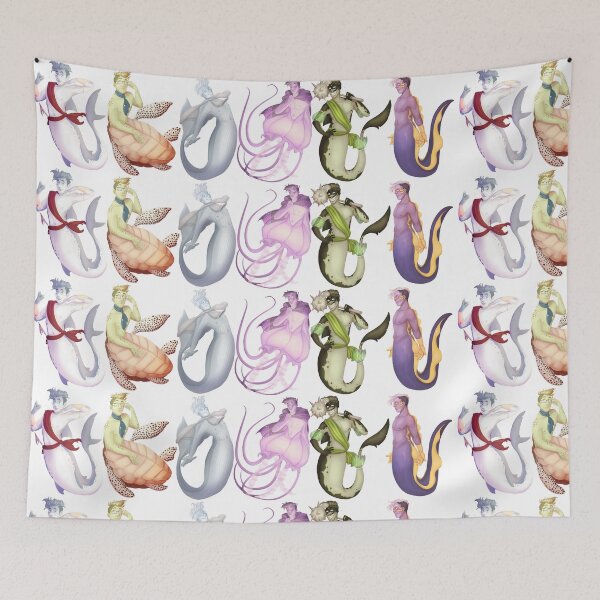 Item preview, Mermaid Sides  designed and sold by honeybee-arts.