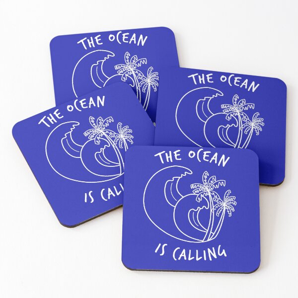 Item preview, The Ocean Is Calling High Waves and Palm Trees  designed and sold by mermaids001.